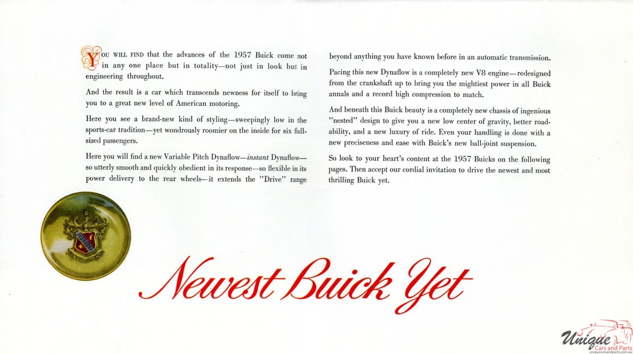 1957 Buick Brochure Page 19